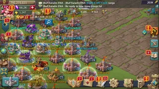 #lordsMobile | War Rally target 43m Troops + leading rally with BwF | Gameplay | recruiting at BwF