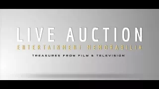 Prop Store Entertainment Memorabilia Live Auction 2017