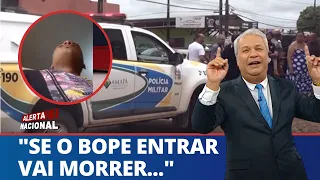 CRIMINOSO AMEAÇA O BOPE E RECEBE ATAQUE COMO TROCA