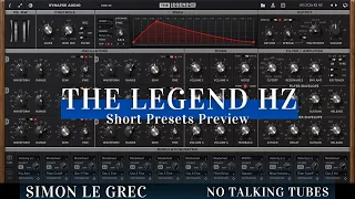 Synapse Audio - The Legend HZ (Short Presets Preview)