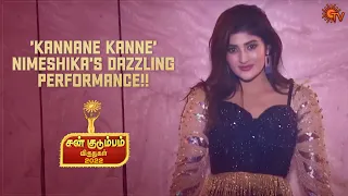 ‘Kannane Kanne’ Nimeshika's dazzling performance!! | Sun Kudumbam Virudhugal 2022 | Sun TV