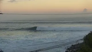 First Wave of the Day at Waimea Bay, XXL Super Swell Saturday, January 16, 2021