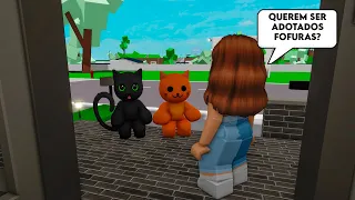 VIRAMOS PETS PARA SER ADOTADOS NO BROOKHAVEN E DEU RUIM! 🤣 - Roblox