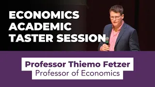 Economics at Warwick I Open Day Talk with Professor Thiemo Fetzer