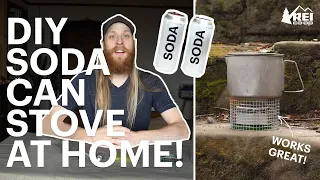 How to Make a DIY Alcohol Stove From Soda Cans || REI