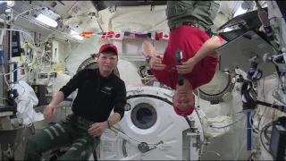 Space Station Crew Discusses Life in Space with the Media