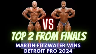 Martin Fitzwater Wins | Detroit Pro 2024 | Top 2 Finals Pose down #GoodVito #martinfitzwater #ifbb