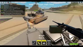 Toxic player gets destroyed War tycoon (Roblox)