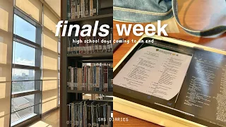 last finals week of a senior high school student— studying for exams, trying to be productive 📚