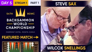 54th Backgammon World Championship - Day 5 - Stream 1 - Part 1 - High Roller Final & WC Main