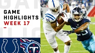 Colts vs. Titans Week 17 Highlights | NFL 2018