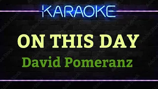 ON THIS DAY - David Pomeranz (HD Karaoke)