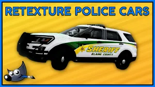 How to Make Police Car Liveries for GTA 5/LSPDFR in GIMP