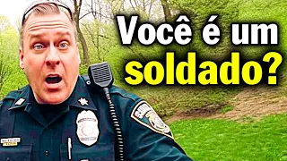 Quando o Policial Percebe que Prendeu um Soldado