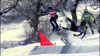 CRASH COMPILATION - Bakuriani (2020/21 Skicross World Cup)