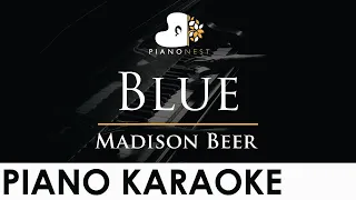 Madison Beer - Blue - Piano Karaoke Instrumental Cover with Lyrics