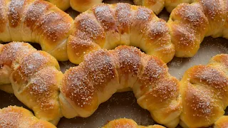 Homemade Croissants with Rosehip jam