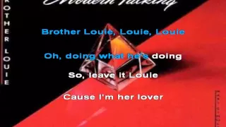 Brother's louie - karaoke modern talking