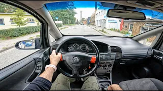 2003 Opel Zafira A |1.8 16V 125 HP| POV Test Drive