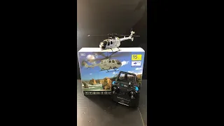 C186 Pro 4CH RC BO-105 Helicopter Unboxing