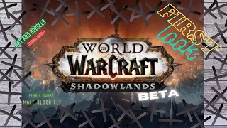 Shadowlands Beta - Episode 1 - Character Customization - Female Dwarf and Male Blood Elf