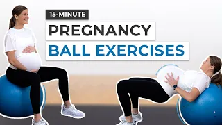 7 Pregnancy Ball Exercises to Prep for Labor (All Trimesters)