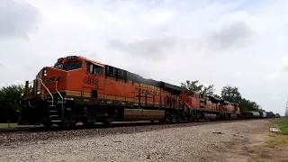 7-4-2023 BNSF 6812 Leading the H-MEMGAL Taking off from Alan Wire.