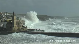 Storm Ophelia in Porthleven