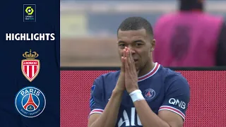 AS MONACO - PARIS SAINT-GERMAIN (3 - 0) - Highlights - (ASM - PSG) / 2021-2022