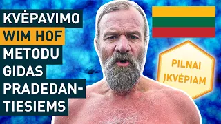 Kvėpavimo Wim Hof Metodu gidas pradedantiesiems (3 raundai lėtu tempu)