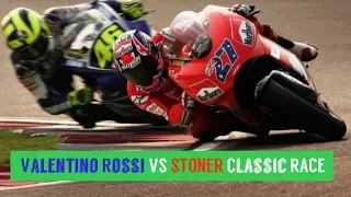 MotoGP Qatar 2007-Valentino Rossi VS STONER Classic RACE