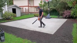 Concrete Basketball Court