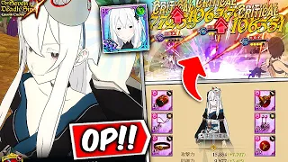 SHE IS NUTS!!!! FULL UR GEAR ECHIDNA IS A GOD-LIKE DPS!! | Seven Deadly Sins: Grand Cross