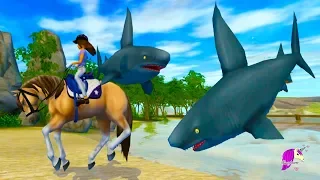 Shark !!! New Map Update Golden Hills Valley - Star Stable Online Horse Game Video