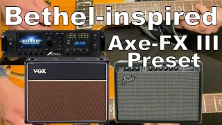 Axe-FX III + FM9 - Alex Strabala Bethel-inspired Preset Demo