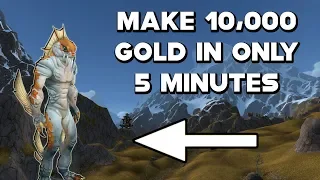 World Of Warcraft Gold Farm How To Make 10,000 Gold In 5 Minutes