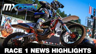 EMXOPEN Race 1 - News Highlights - MXGP of Riga 2020 #Motocross
