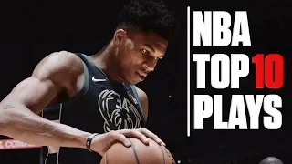 NBA Top 10 Plays: Giannis Antetokounmpo's crossover, Kevin Knox's slam, Donovan Mitchell's dunk