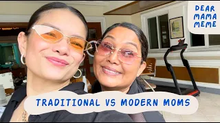 Traditional Mom - Diamond Star Maricel Soriano Vs. Modern Mom - Meryll Soriano | Dear MamaMeme