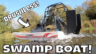 Awesome Air Boat! GARRT Swamp Dawg 'High Speed' Air Boat