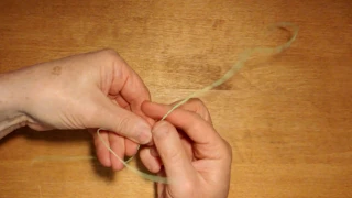 Плетение нахлыстового шнура из конского волоса вручную