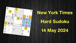 New York Times Hard Sudoku 14 May 2024 - Sudoku From Zero To Hero