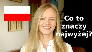 Polish lesson with Dorota: Najwyżej - co to znaczy? (A2-B1 level)