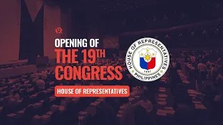 Opening of the 19th Congress: House of Representatives