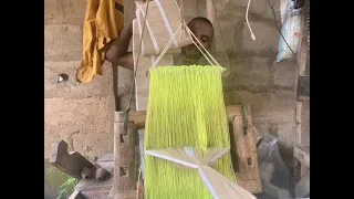 HOW TO MAKE ASO OKE - Art of weaving fabric practiced by the Yoruba's in Nigeria. #asoke #weaving