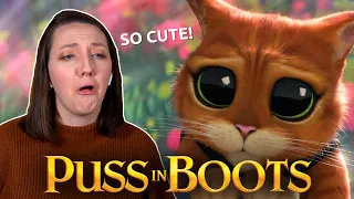 *PUSS IN BOOTS* is adorable - First Time Watching Movie Reaction