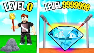 PRZEROBIŁEM KAMIEŃ NA DIAMENTY I ZARABIAM 99999999$ w ROBLOX! (Block Tycoon)