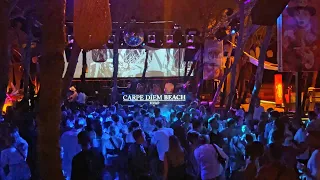 Night party at Carpe Diem Beach Club in Hvar | Yacht week in Croatia 2022