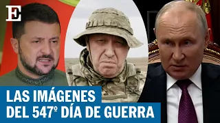 GUERRA UCRANIA | Así reaccionan Putin y Zelenski por la muerte del líder del Grupo Wagner, Prigozhin