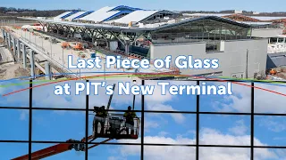 An Inside Look at the Glass on PIT's New Terminal